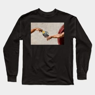 scritch the cockatiel Long Sleeve T-Shirt